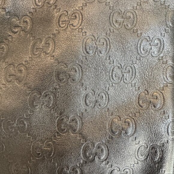 Gucci Black Guccissima Leather Medium Sukey Tote Bag - Picture 12 of 13